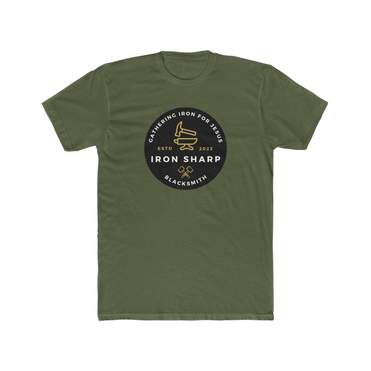 Gathering iron for Jesus--Crew Tee