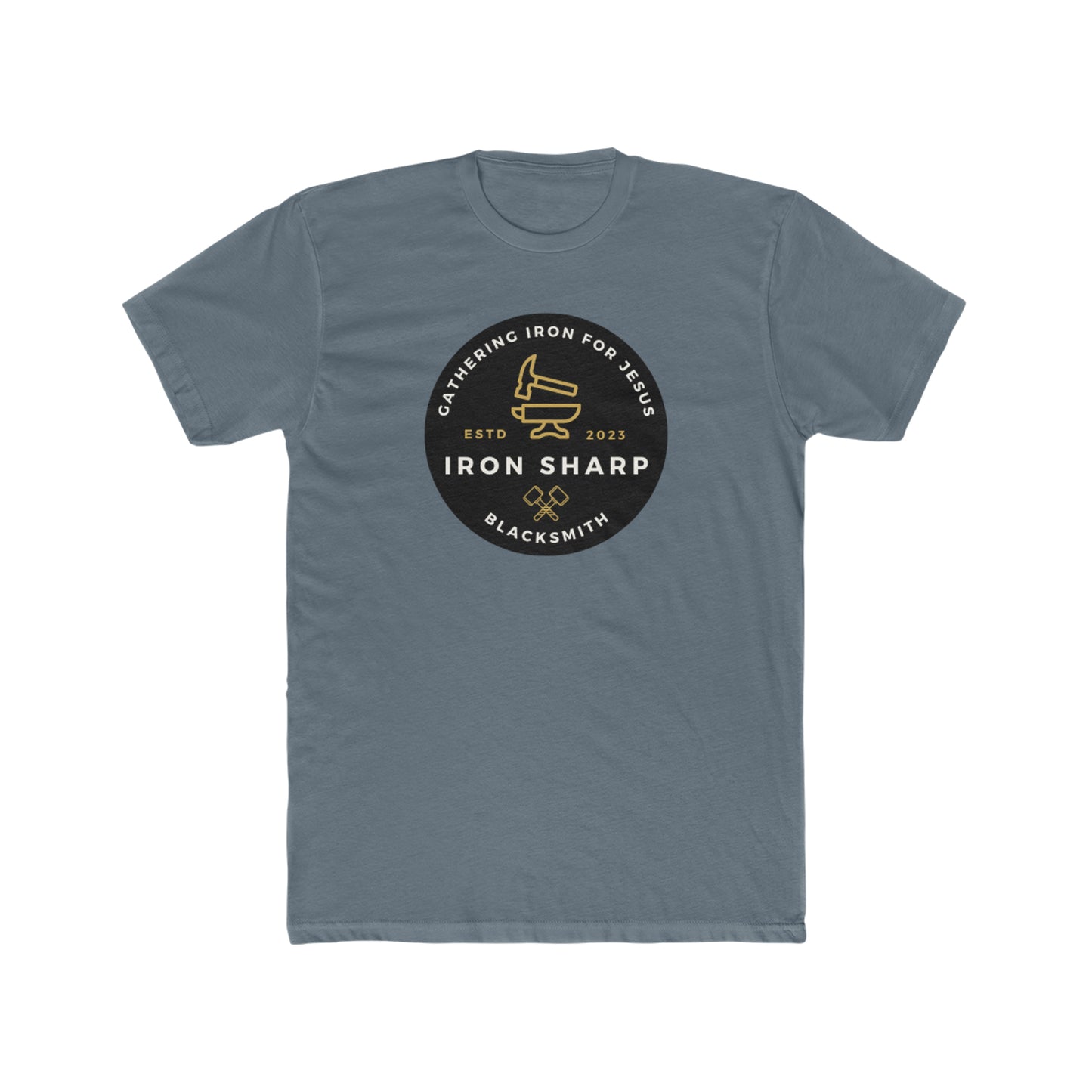 Gathering iron for Jesus--Crew Tee