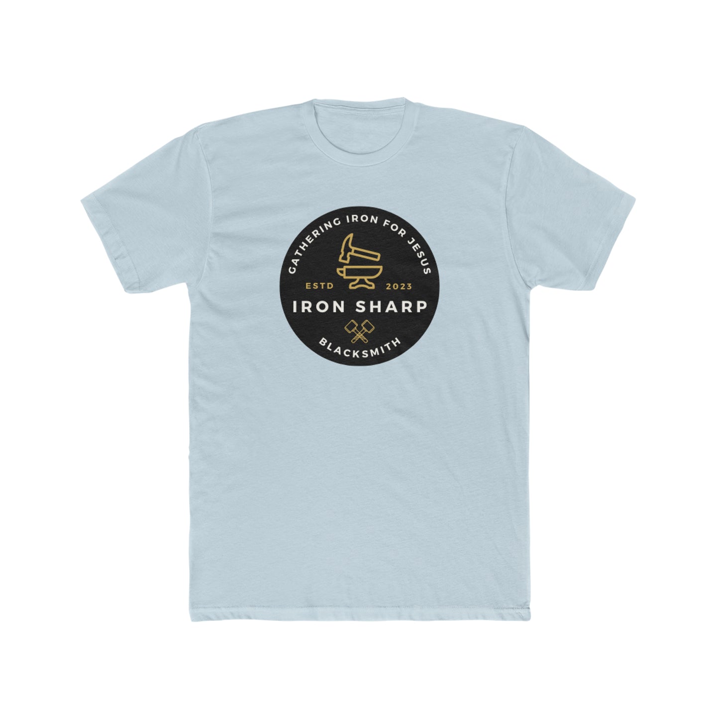 Gathering iron for Jesus--Crew Tee