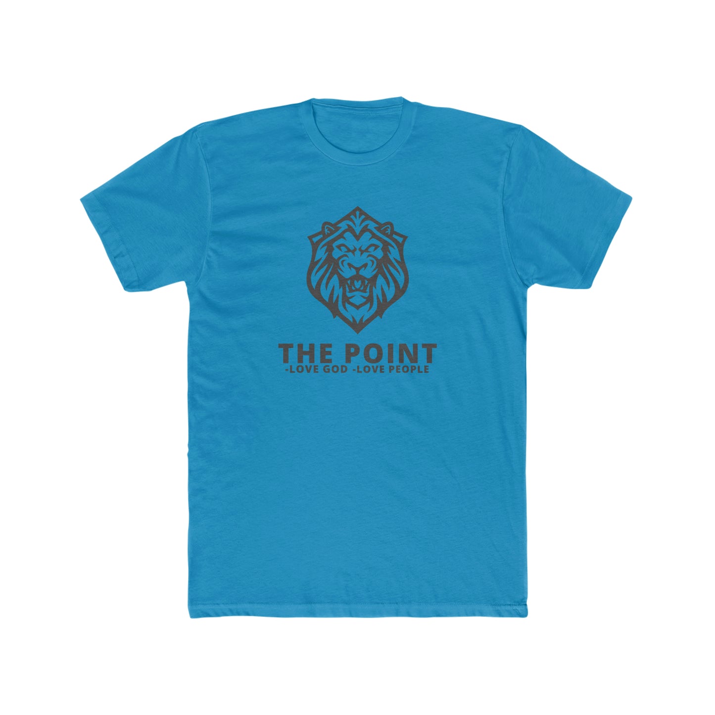 The point Lion--Crew Tee