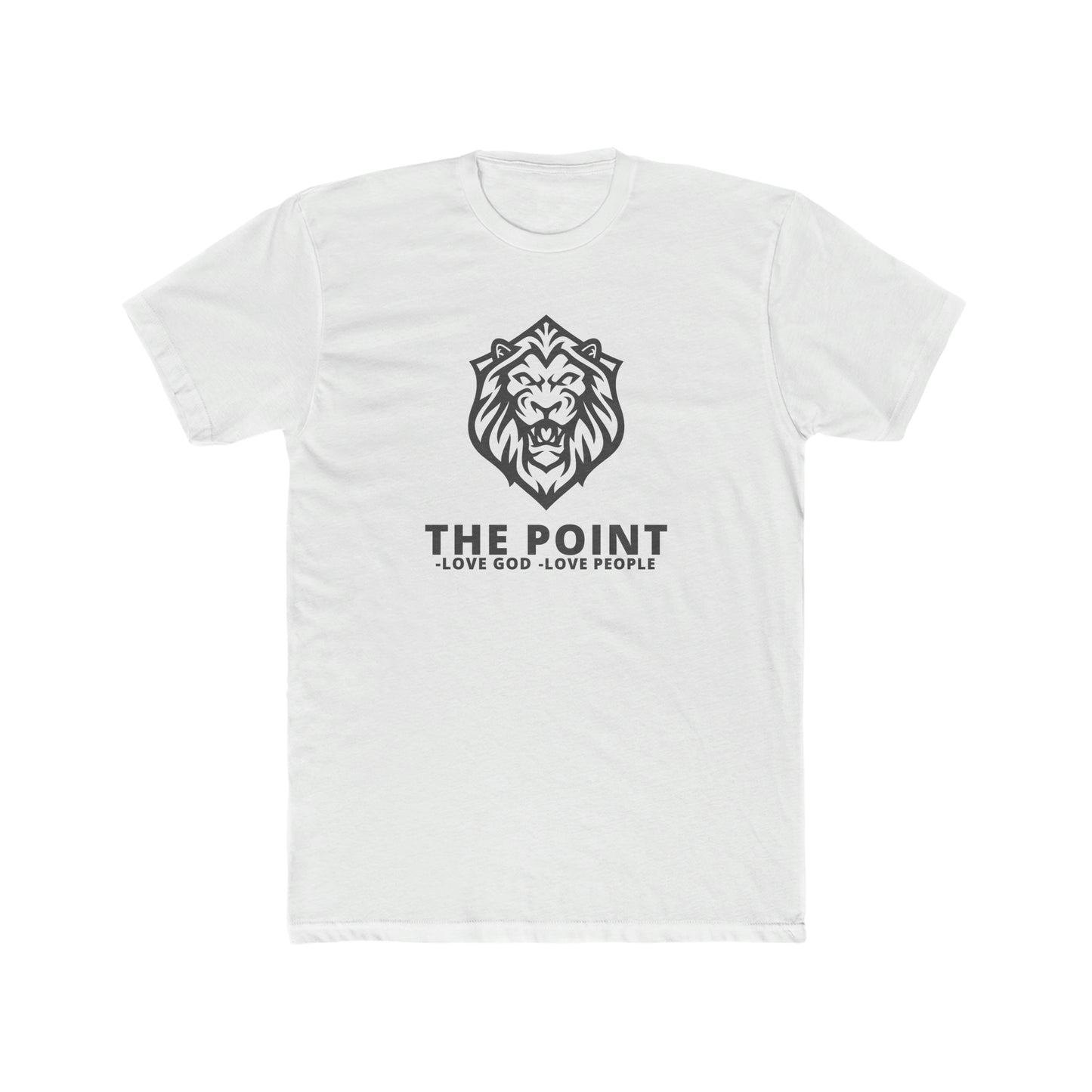 The point Lion--Crew Tee