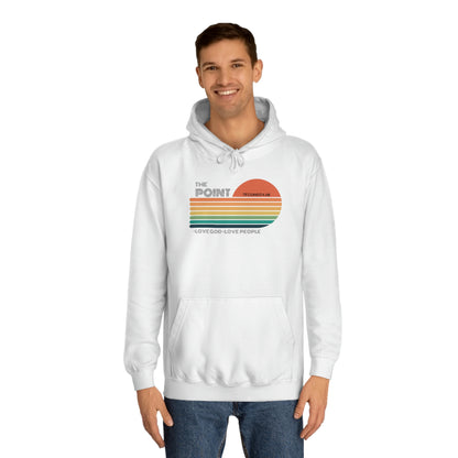 The point -Unisex College Hoodie