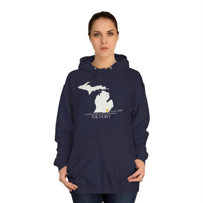 The point Michigan-Unisex College Hoodie