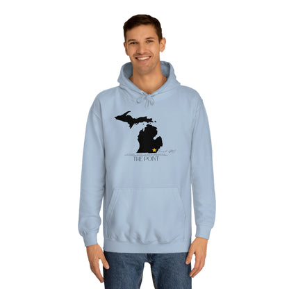 The point Michigan-Unisex College Hoodie