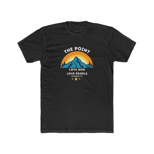 The point mountain colors--Crew Tee