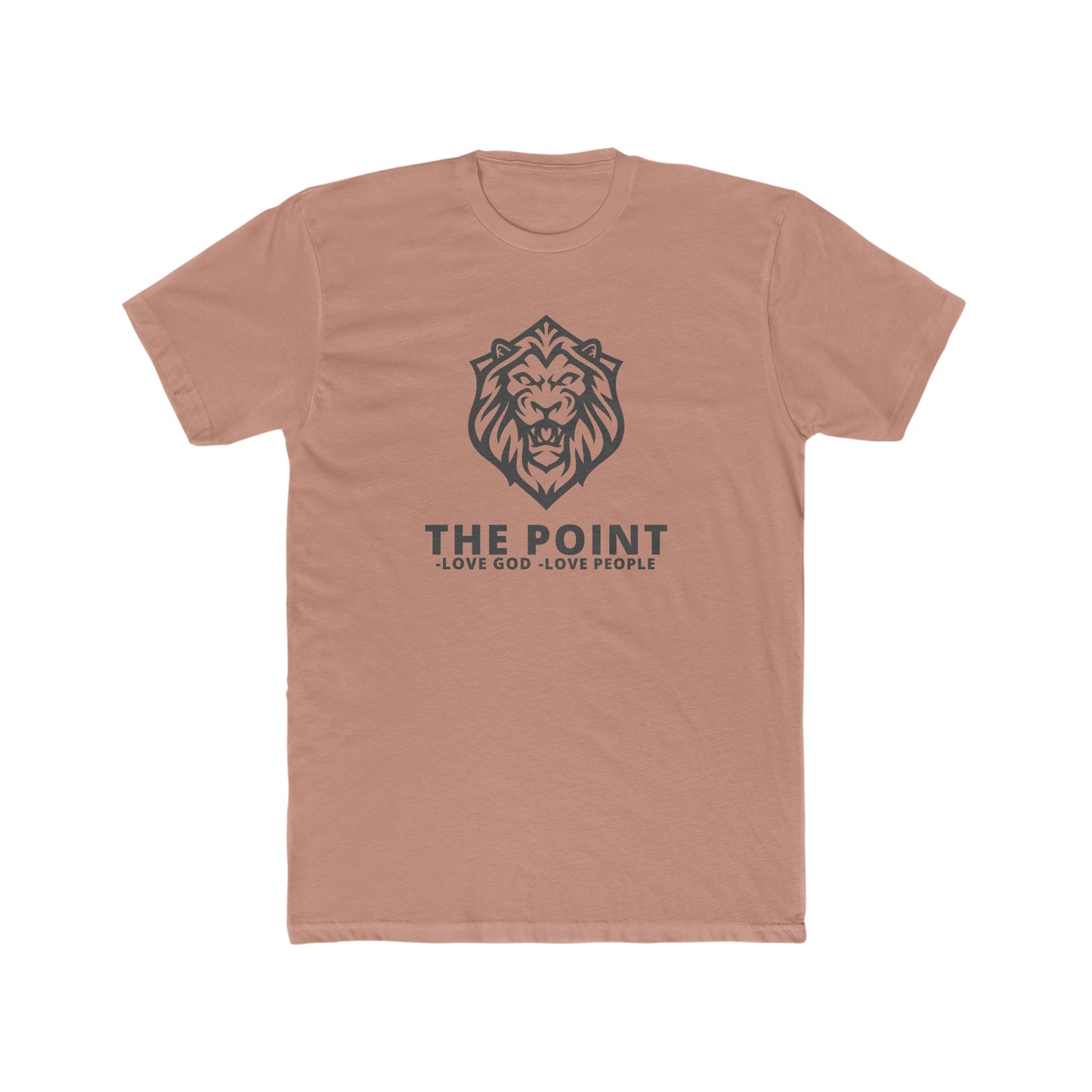 The point Lion--Crew Tee