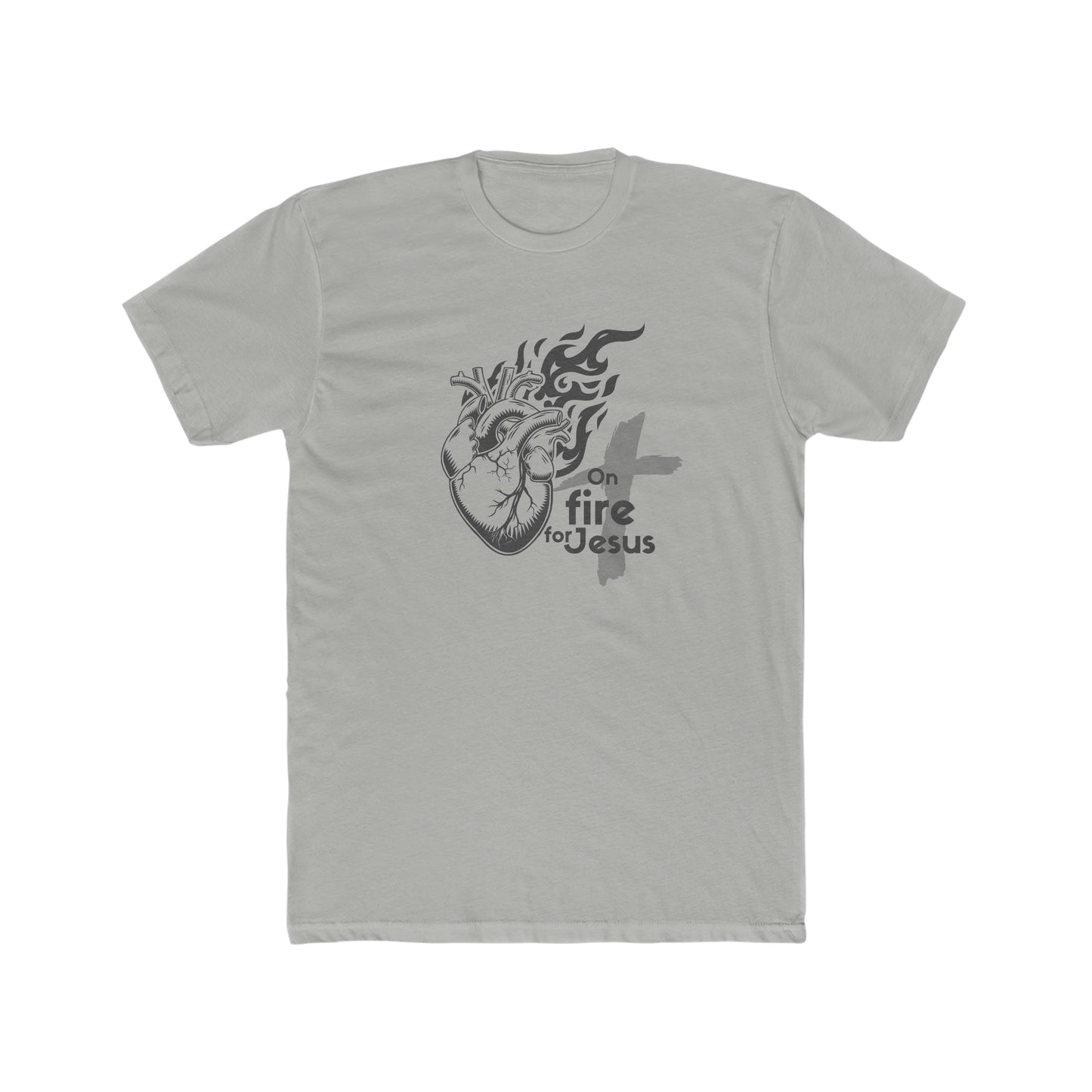 On fire-Jesus-Crew Tee