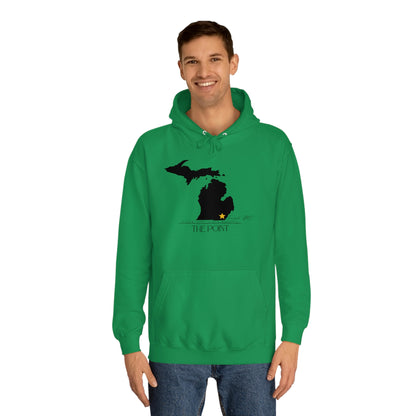 The point Michigan-Unisex College Hoodie