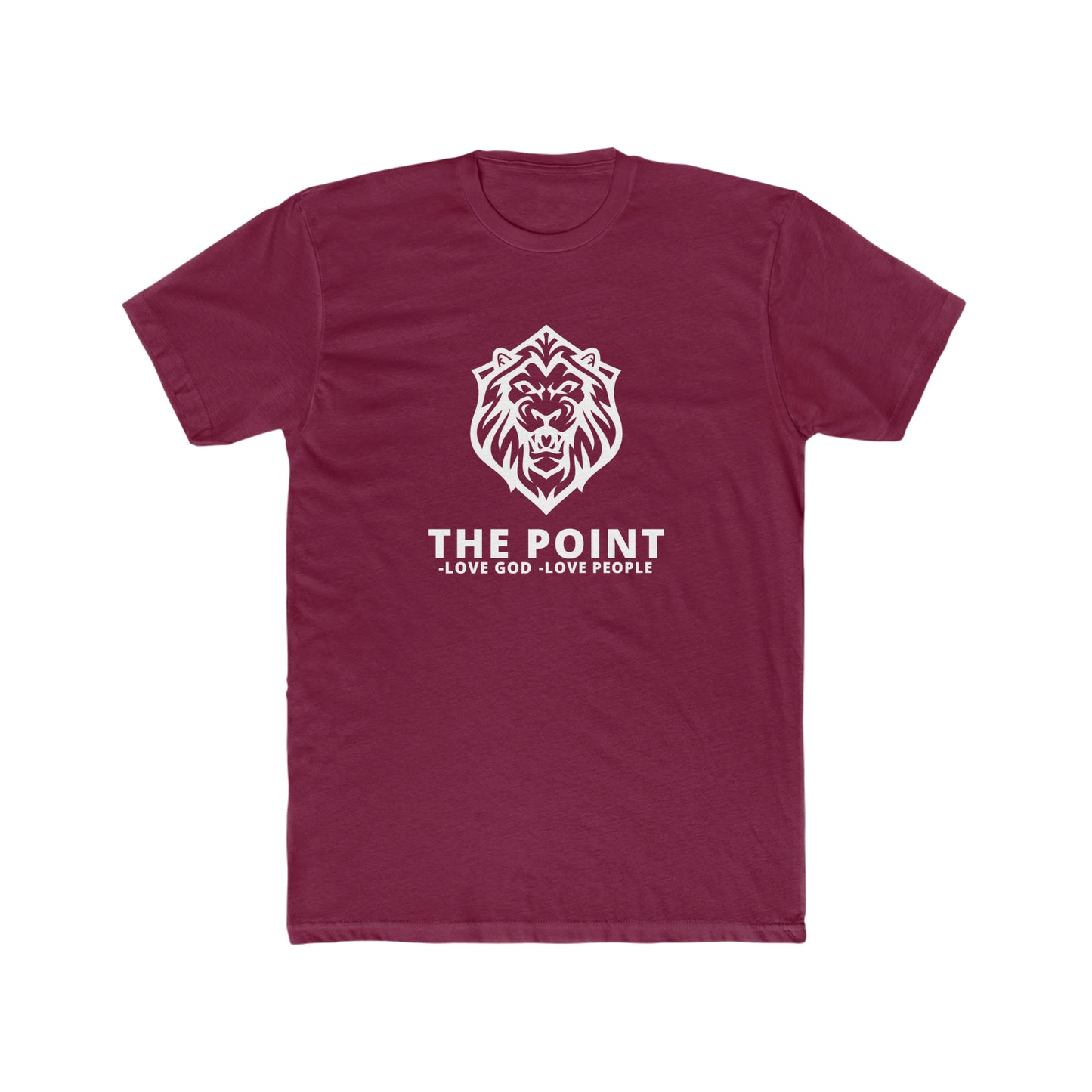 The point Lion--Crew Tee