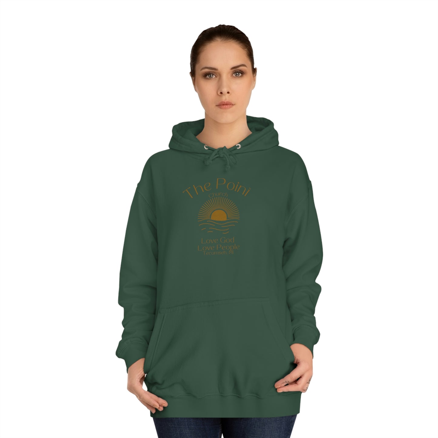 The point-Unisex College Hoodie