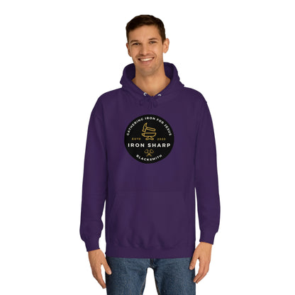 Gathering Iron for Jesus-Unisex College Hoodie