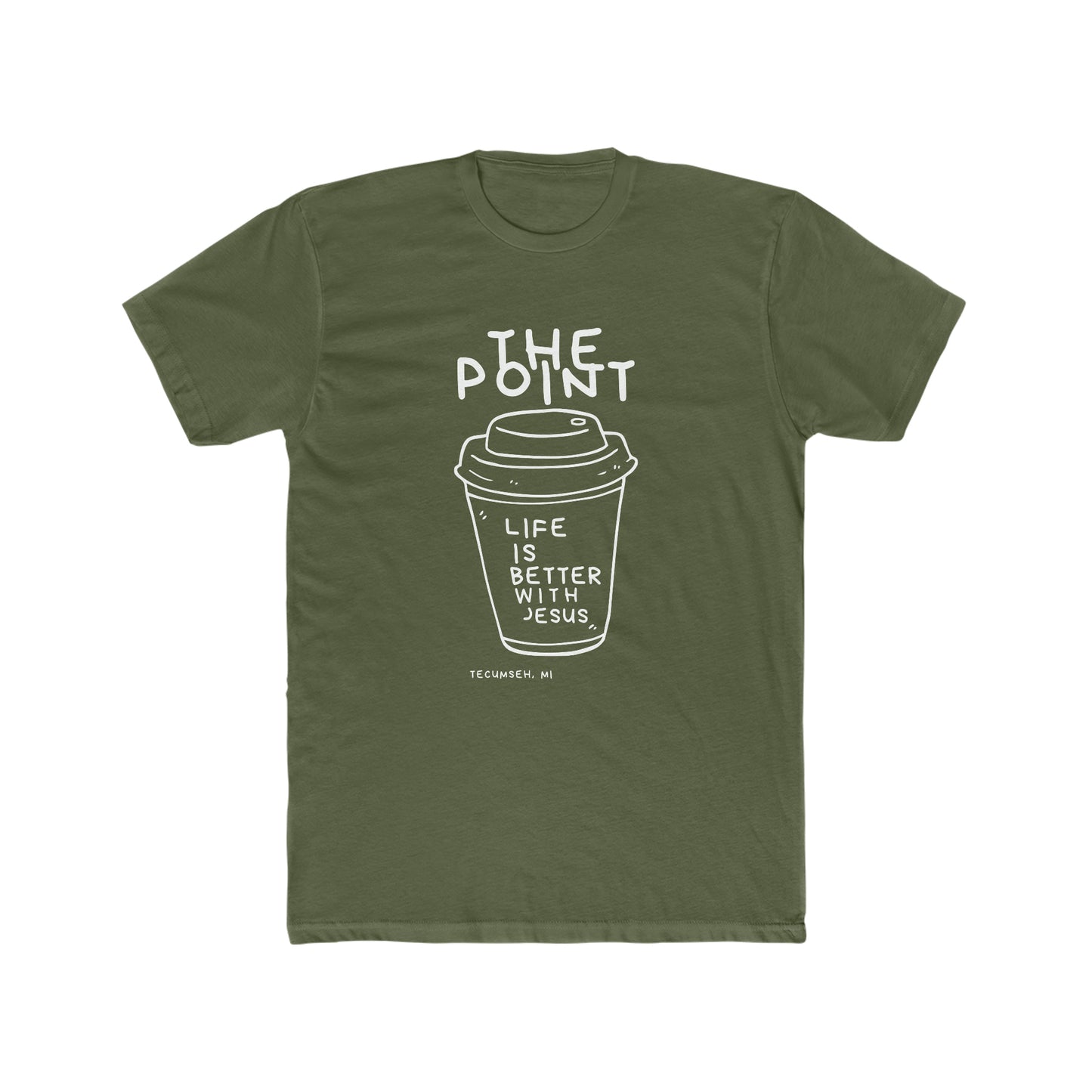 The Point life with Jesus-Crew Tee