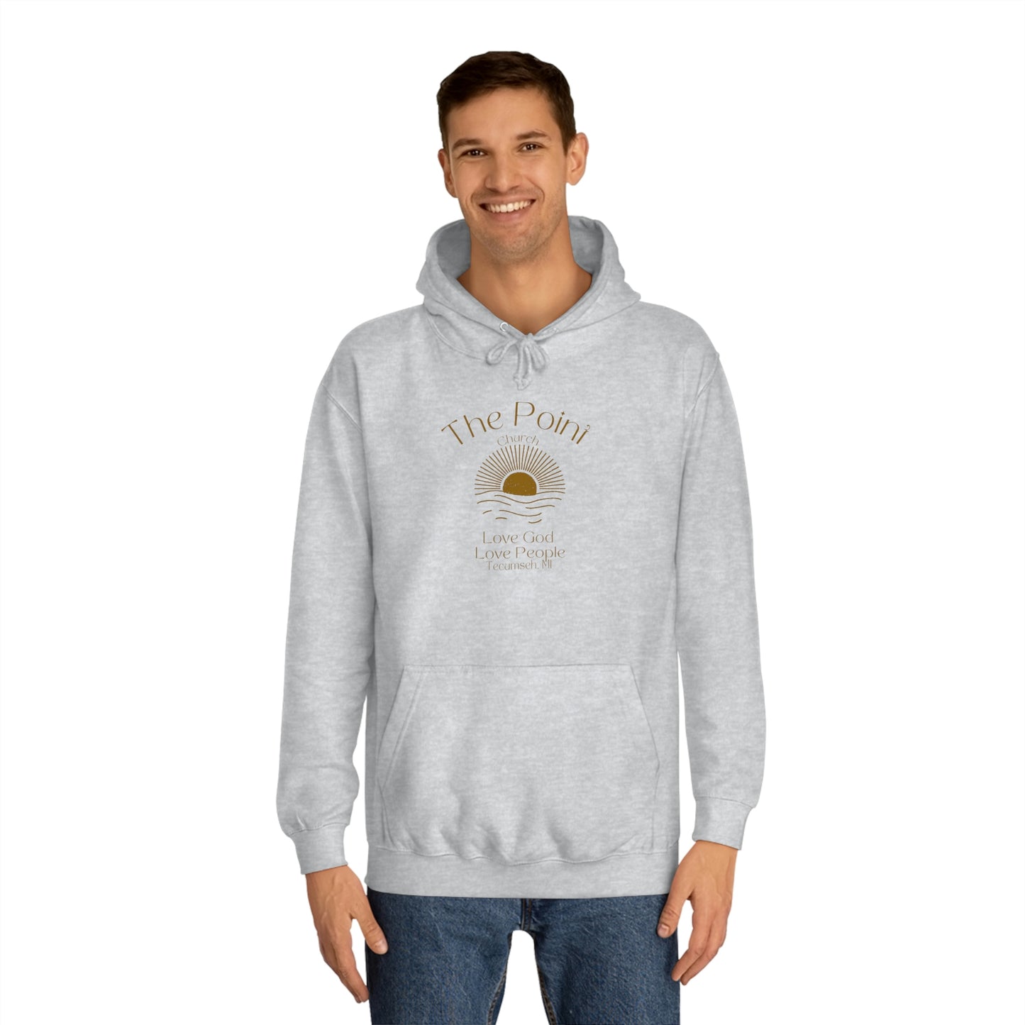 The point-Unisex College Hoodie