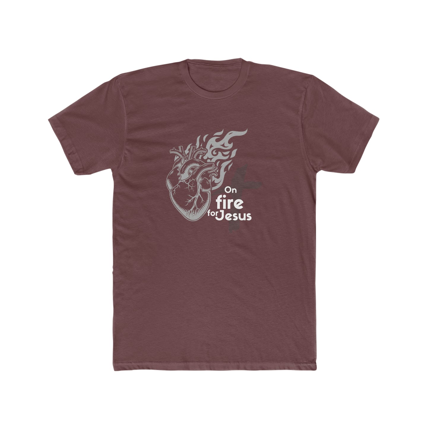 On fire-Jesus-Crew Tee