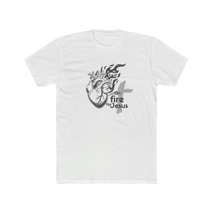 On fire-Jesus-Crew Tee