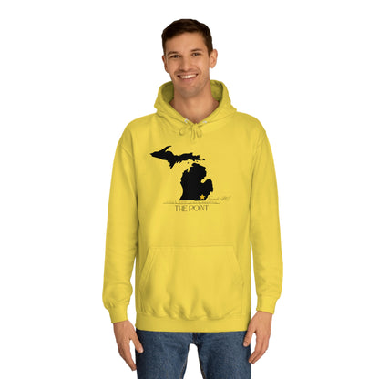 The point Michigan-Unisex College Hoodie