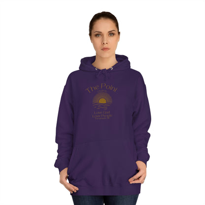 The point-Unisex College Hoodie