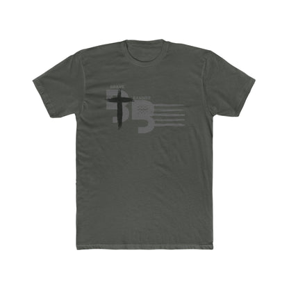 Brave Banner Gray Logo - Crew Tee