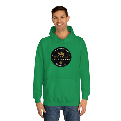 Gathering Iron for Jesus-Unisex College Hoodie