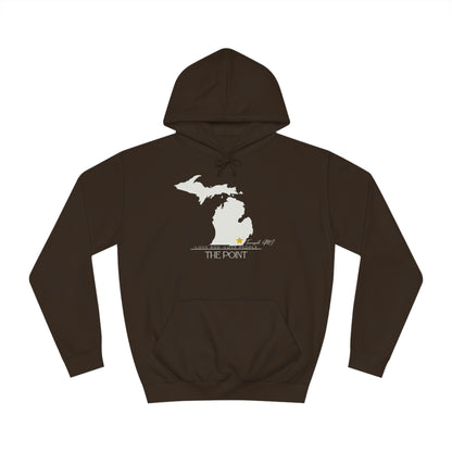 The point Michigan-Unisex College Hoodie