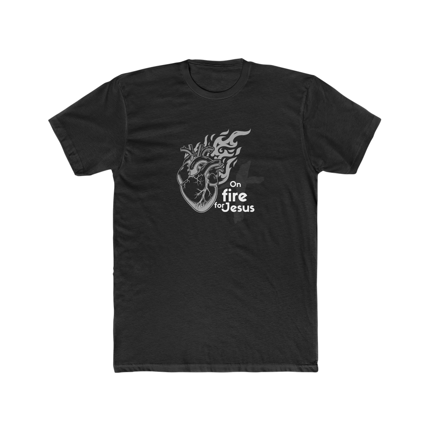 On fire-Jesus-Crew Tee