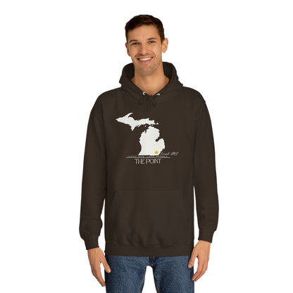 The point Michigan-Unisex College Hoodie