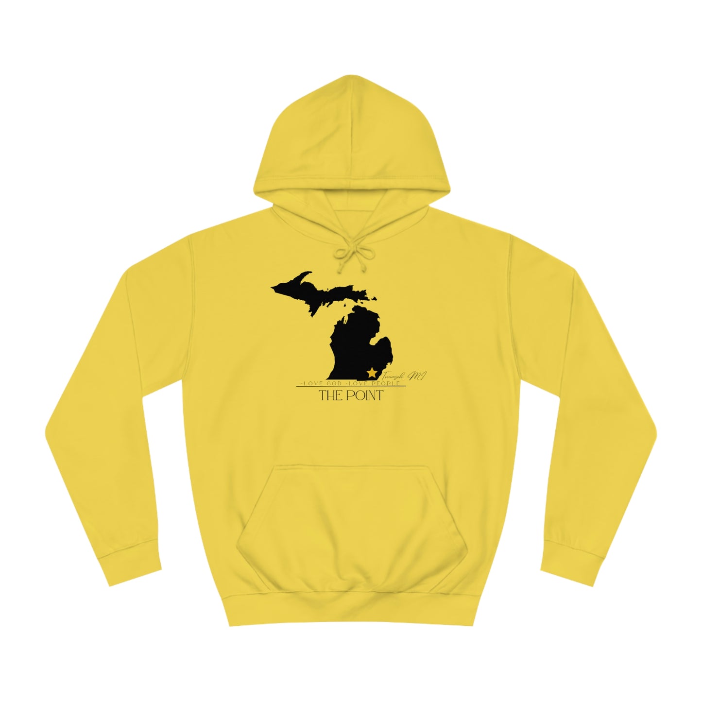 The point Michigan-Unisex College Hoodie