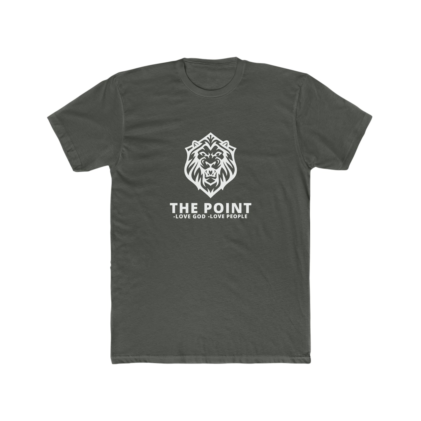 The point Lion--Crew Tee