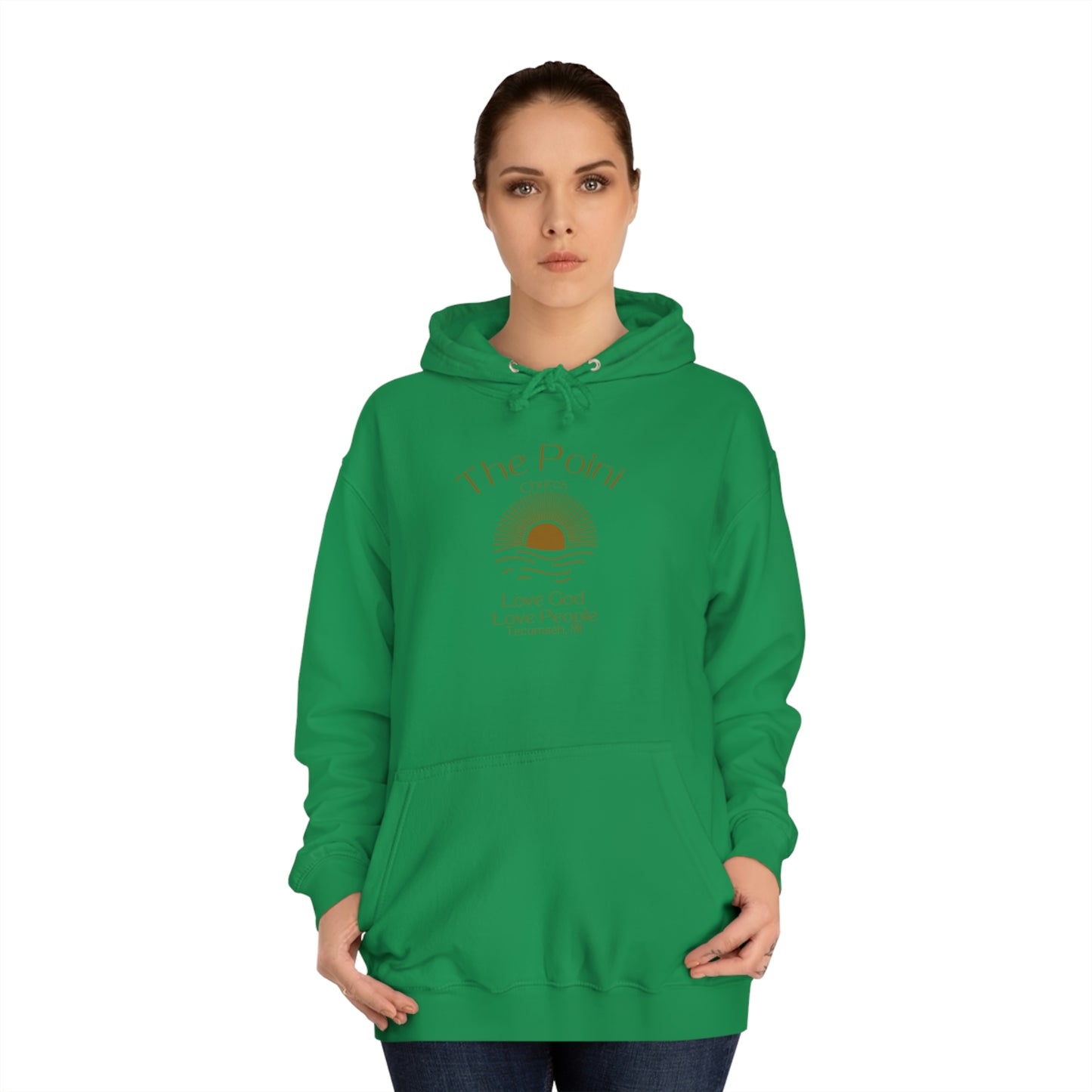 The point-Unisex College Hoodie