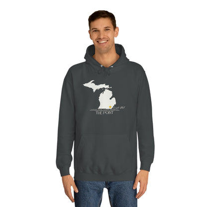 The point Michigan-Unisex College Hoodie