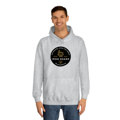 Gathering Iron for Jesus-Unisex College Hoodie