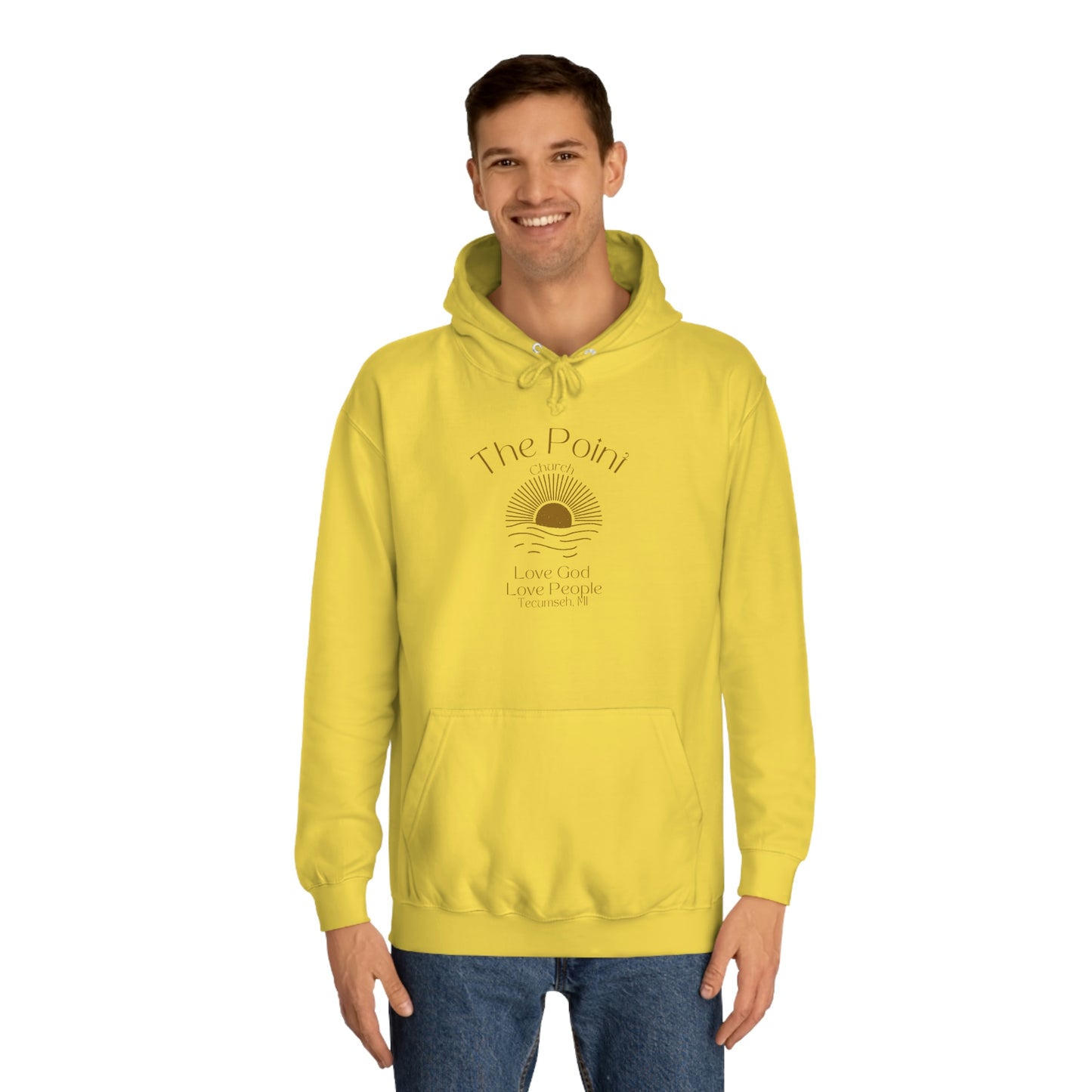 The point-Unisex College Hoodie