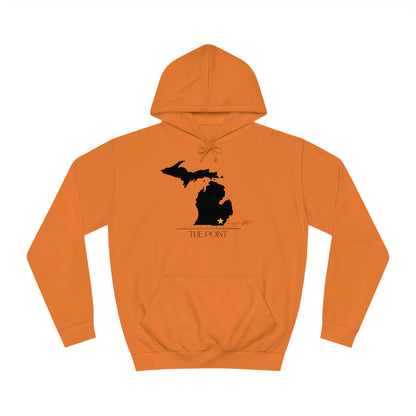 The point Michigan-Unisex College Hoodie