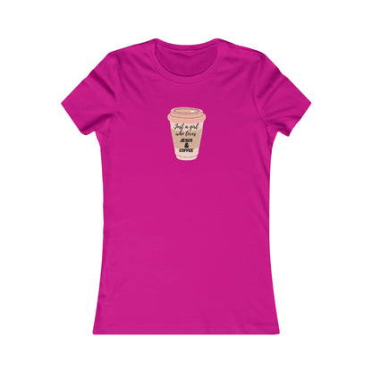 Coffee and Jesus - Women's Favorite Tee