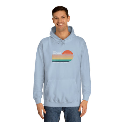 The point -Unisex College Hoodie