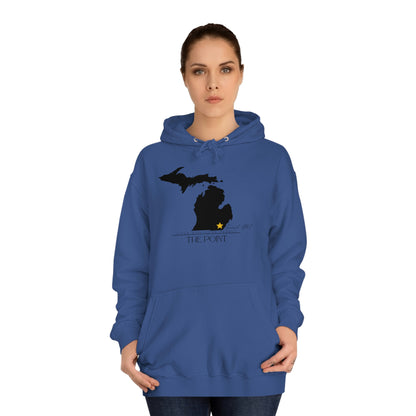 The point Michigan-Unisex College Hoodie