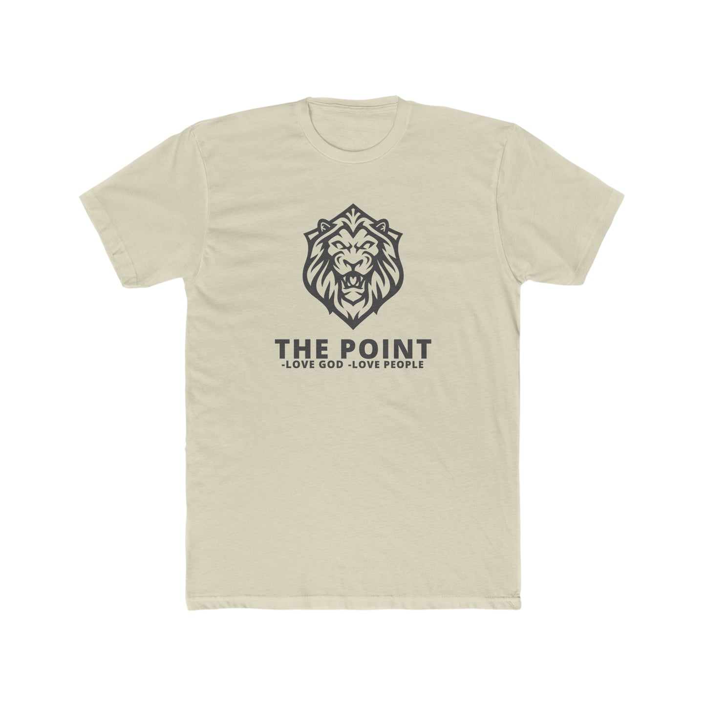 The point Lion--Crew Tee