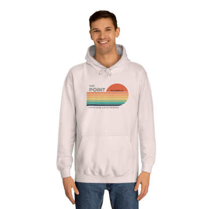 The point -Unisex College Hoodie