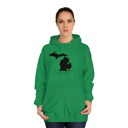 The point Michigan-Unisex College Hoodie