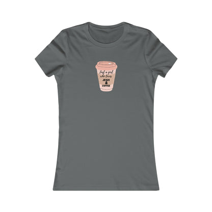 Coffee and Jesus - Women's Favorite Tee