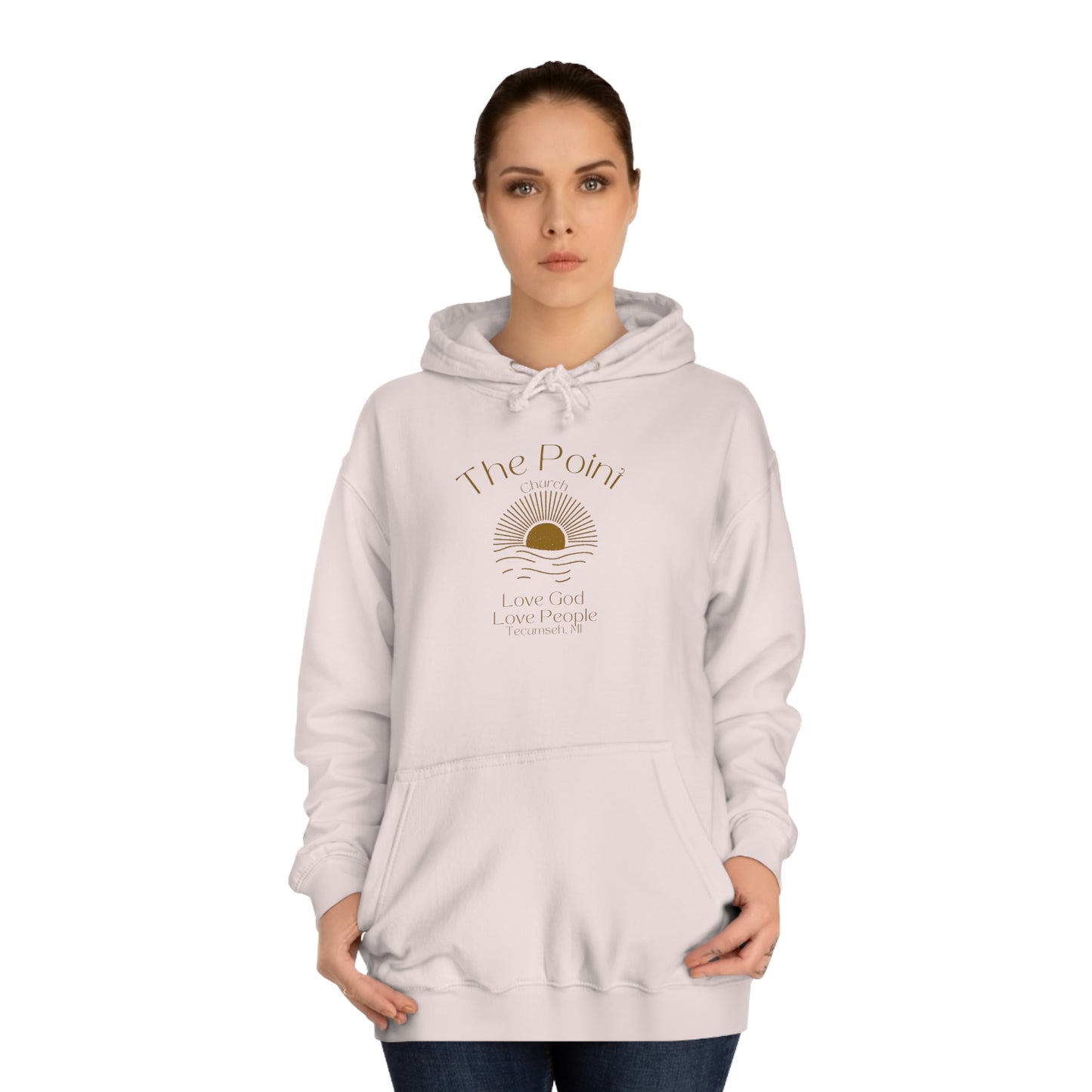 The point-Unisex College Hoodie