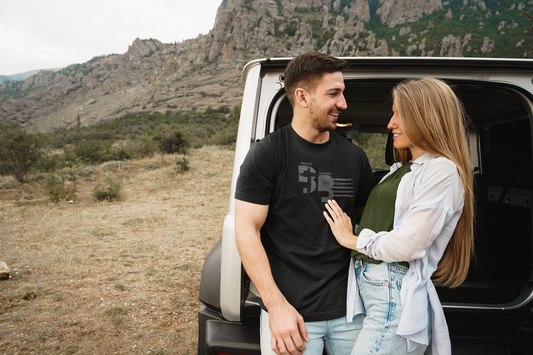 Brave Banner Gray Logo - Crew Tee